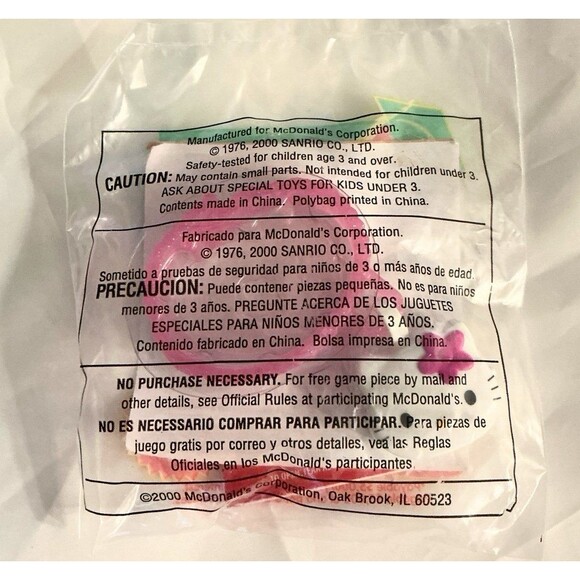 HELLO KITTY CHARM WATCH Collectible Sanrio Toy #2 NEW 2000 - Picture 4 of 4